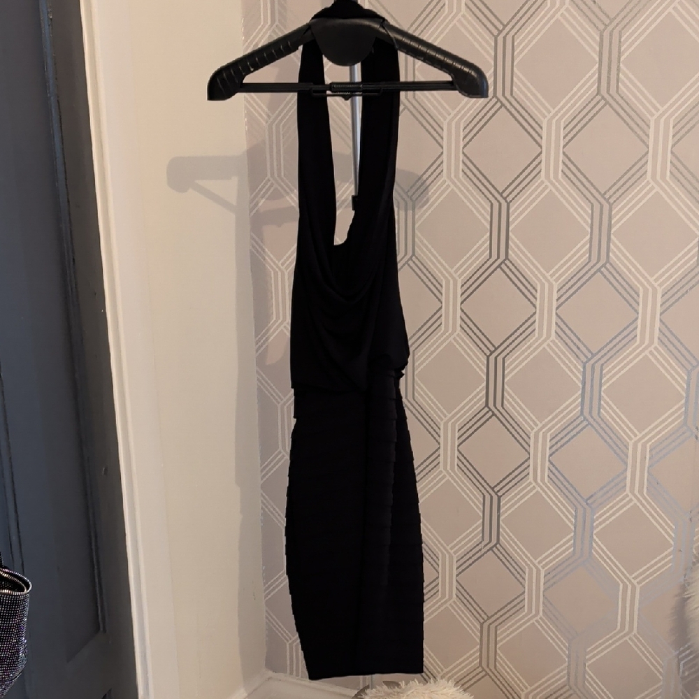 Maggy London Black Backless Dress